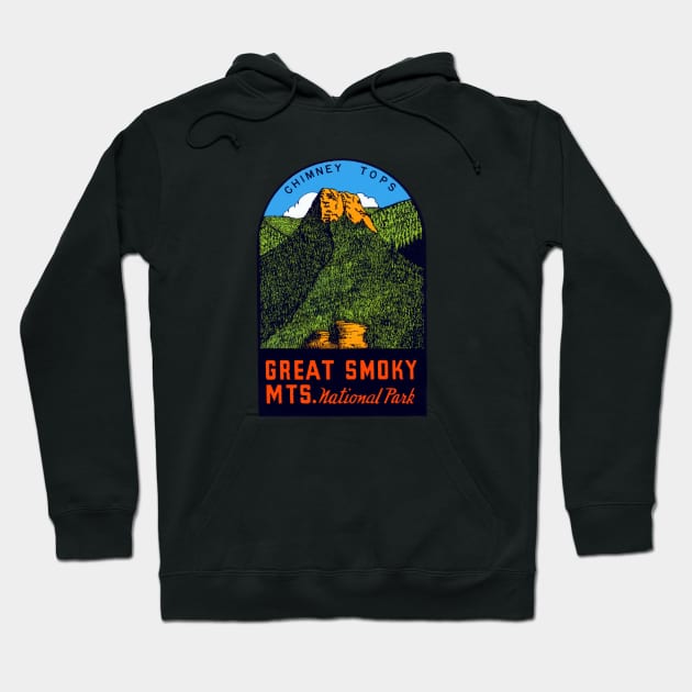 1960s Great Smoky Mountains National Park Hoodie by historicimage